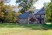  Brandywine Battlefield Park with Gilpin House in the Brandywine Valley near Chadds Ford, Delaware County, Pennsylvania, USA 