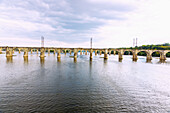  Bridges over the Susquehanna River in Harrisburg, Dauphin County, Pennsylvania, USA 