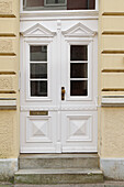  White old front door 