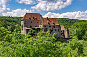 Die Burg Tannenberg oder Tannenburg bei Nentershausen, Hessen, Deutschland 