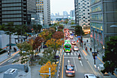  Pictures of the capital of South Korea near the Sungnyemun Gate. 