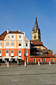 Small Square of Sibiu,Transylvania,Romania,Southeastern and Central Europe