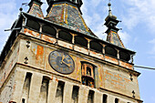 Uhrturm, Altstadt, Sighisoara, Siebenbürgen, Rumänien, Osteuropa