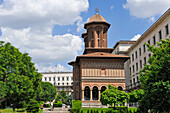 Kretzulescu Orthodox Church on Calea Victoriei at one of the corners of Revolution Square,Bucharest,Romania,Southeastern and Central Europe