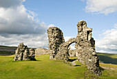 ruined Dinas Bran Castle,Llangollen,Wales,United Kingdom,Great Britain,Europe