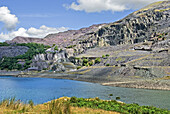 slate quarry,Llanberis,Snowdonia National Park,Wales,United Kingdom,Great Britain,Europe