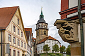  The city tower in Backnang, Rems-Murr district, Baden-Württemberg, Germany 