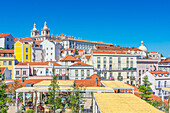  City views of the district of Sao Miguel, Lisbon, Portugal 