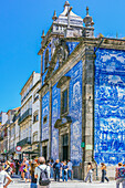  In the district of Santo Ildefonso with the church Capela das Almas de Santa Catarina, Porto, Portugal 