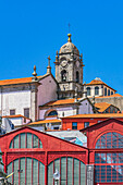  Views of the old town district of Ribeira in Porto, Portugal 