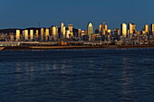 View on Montreal at sunrise, Quebec, Canada