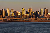 View on Montreal at sunrise, Quebec, Canada