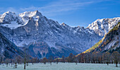  Morning mood on the Grosser Ahornboden, Karwendel, Eng, Hinterriß, Tyrol, Austria 