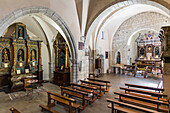 Innenansicht Kirche, Chiesa del Purgatorio, Altstadt, Castelsardo, Sardinien, Italien