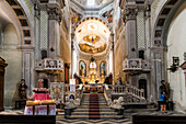 Innenraum, Kathedrale Concattedrale dell'Immacolata Concezione, Bosa, Bezirk Oristano, Sardinien, Italien