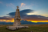  Landmark Spomenik Žugića 1909, monument Balkan War of 1909 near Nikšić, Durmitor Mountains, Durmitor National Park, UNESCO World Heritage Site, Novakovići, Žabljak Montenegro 