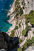  Via Krupp on Capri, Capri, Gulf of Naples, Italy 