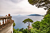  View from Villa Lysis to Marina Grande Capri, Gulf of Naples, Italy 