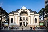  Exterior view of the Ho Chi Minh City Opera House (Saigon Opera House), Ho Chi Minh City, Vietnam, Asia 