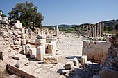 Ruins of the Southern Gate and main avenue of Patara, an ancient Lycian city in the South West of modern Turkey. 