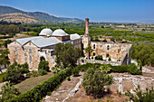 Exterior view of the Isa Bey Mosque. Selcuk, Turkey.