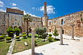 Columns in the courtyard at Isa Bey Mosque. Selcuk, Turkey.