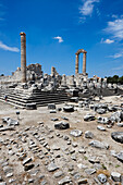 The ruins of the Temple of Apollo at Didyma. Didim, Aydin Province, Turkey.