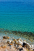 Crystal clear turquoise sea water at Dilek Peninsula National Park, Aydin Province, Turkey.