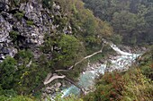  Tolmin Gorge near Tolmin on the Soca River, western Julian Alps, Slovenia 