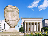  War Memorial Plaza with Baltimore War Memorial in downtown Baltimore, Maryland, USA 