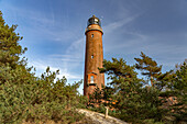  The Darßer Ort lighthouse at the tip of the Fischland-Darß-Zingst peninsula near Prerow, Mecklenburg-Vorpommern, Germany  