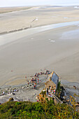 Saint-Aubert chapel down the Mount,Mont Saint-Michel,Manche department,Low Normandy region,France,Europe