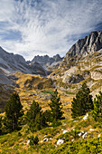 Hochtal Buni i Jezerces, Prokletije Berge, Albanien, Montenegro, Europa