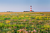 Leuchtturm Westerhever, Schleswig-Holstein, Deutschland