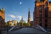 Hauptkirche St. Katharinen, Kannengießerort, Speicherstadt, Hamburg, Deutschland