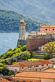 Faro Forte Stella, Portoferraio, Insel Elba, Toskana, Italien