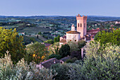 Torre di Matilde, Chiesa del SS. Crocifisso, San Miniato, Toskana, Italien