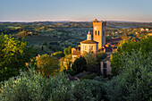  Tower of Matilde, Church of the SS. Crocifisso, San Miniato, Tuscany, Italy 