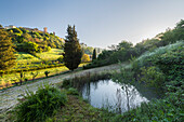  Pond near San Miniato, Tuscany, Italy 