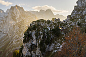  View over the Grebaje Valley, Prokletije Mountains, Gusinje, Montenegro 