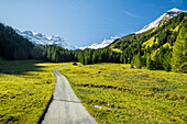  Sulzfluh, Three Towers, Bergstrasse in Gauertal, Rätikon, Schruns, Vorarlberg, Austria 