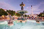  Fonte Norte do Rossio, Praça Dom Pedro IV, Rossio Square, Lisbon, Portugal 