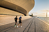  MAAT Museum of Art, Architecture and Technology, Tejo riverside promenade, Lisbon, Portugal 