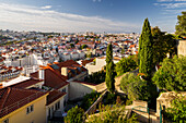 Blick vom Castelo de São Jorge, Lissabon, Portugal