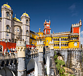 Palast da Pena, Parque da Pena, Naturpark Sintra-Cascais, Lissabon, Portugal