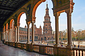 Plaza de Espana, Sevilla, Spanien