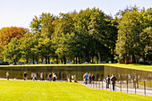  Vietnam Veterans Memorial at the National Mall and Memorial Parks in Washington DC, District of Columbia, USA 