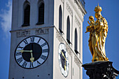  Statue of Mary, Marienplatz, Munich, Germany 