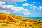  Riserva Naturale di Punta Bianca, Palma di Montechiaro, Agrigent, Sizilien, Italien 