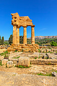 Temple of Castor and Pollux, Valley of Temples, Agrigento, Sicily, Italy